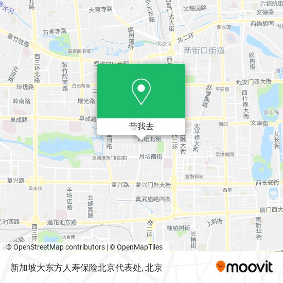 新加坡大东方人寿保险北京代表处地图