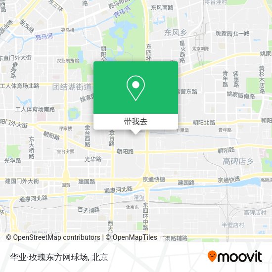 华业·玫瑰东方网球场地图