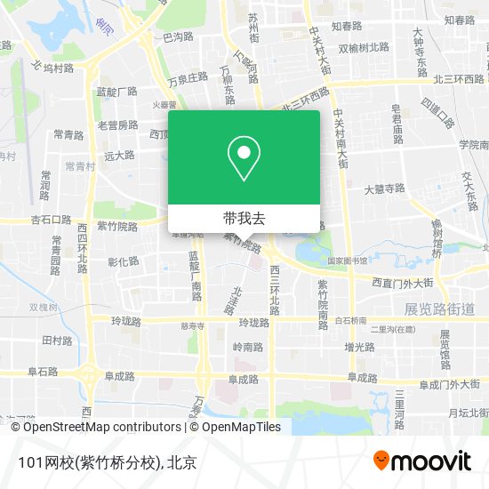 101网校(紫竹桥分校)地图