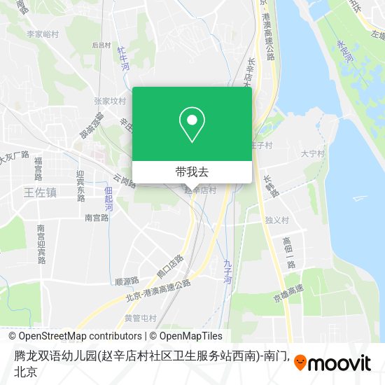 腾龙双语幼儿园(赵辛店村社区卫生服务站西南)-南门地图