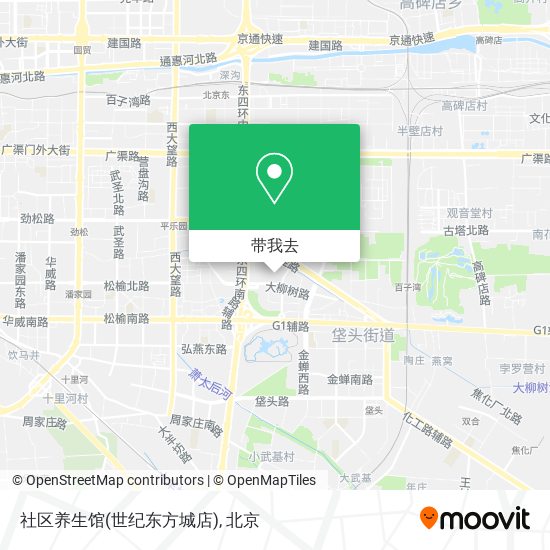 社区养生馆(世纪东方城店)地图