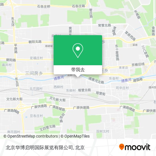 北京华博启明国际展览有限公司地图