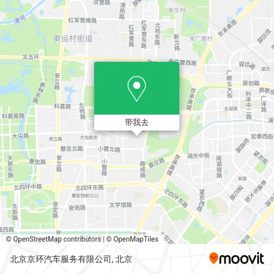 北京京环汽车服务有限公司地图