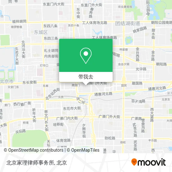 北京家理律师事务所地图