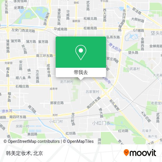 韩美定妆术地图