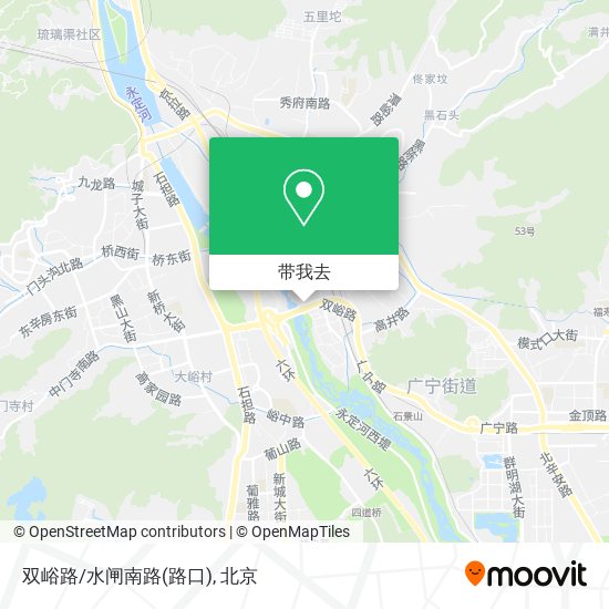 双峪路/水闸南路(路口)地图