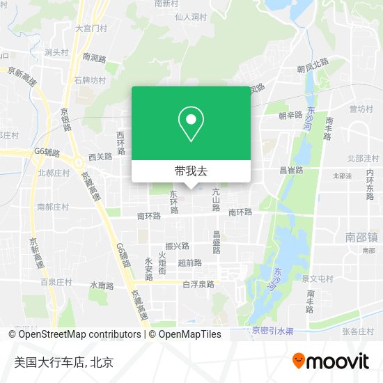 美国大行车店地图