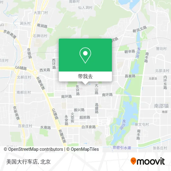 美国大行车店地图
