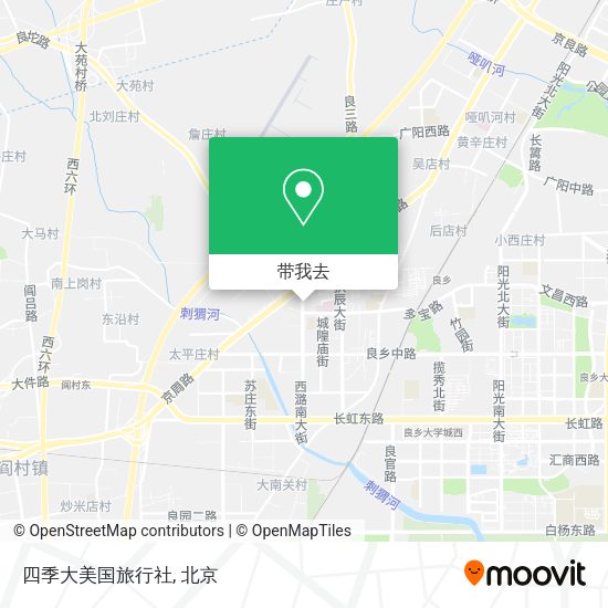 四季大美国旅行社地图