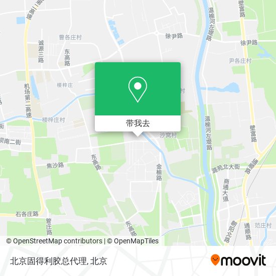北京固得利胶总代理地图