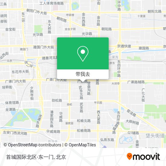 首城国际北区-东一门地图