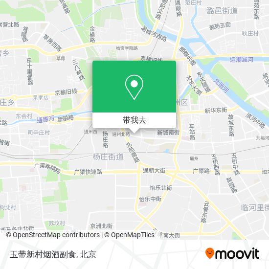 玉带新村烟酒副食地图