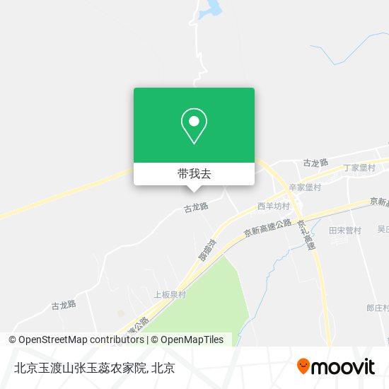 北京玉渡山张玉蕊农家院地图