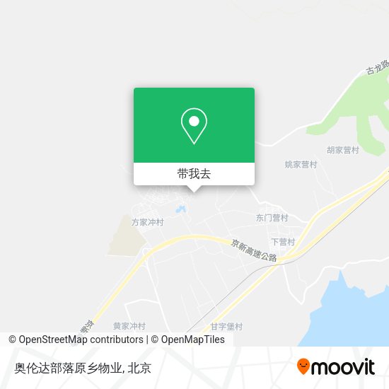 奥伦达部落原乡物业地图