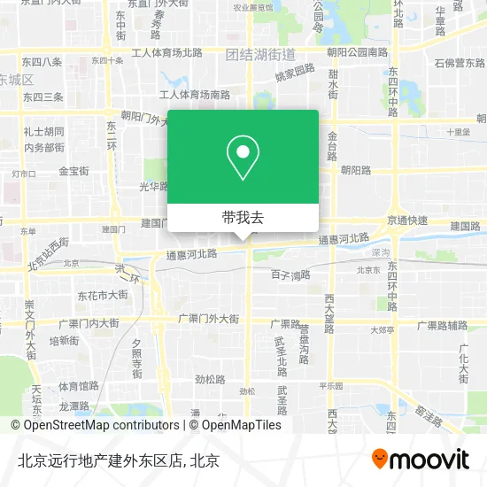 北京远行地产建外东区店地图