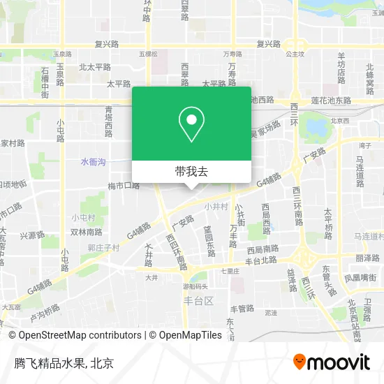 腾飞精品水果地图