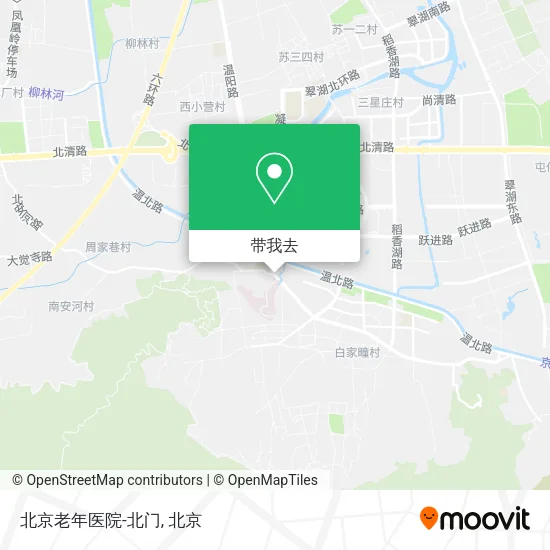 北京老年医院-北门地图