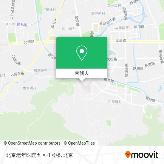 北京老年医院五区-1号楼地图