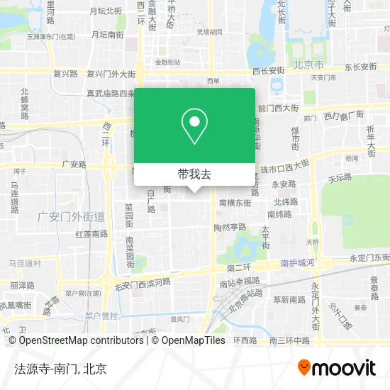 法源寺-南门地图
