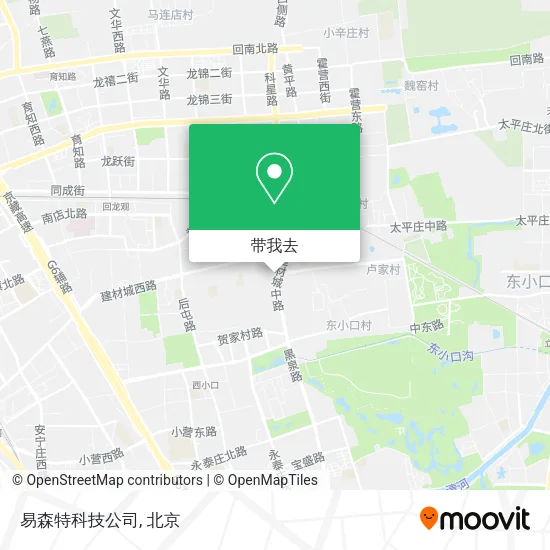 易森特科技公司地图