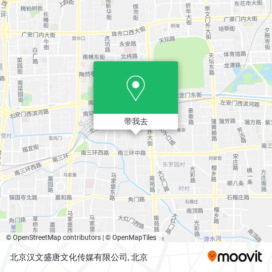 北京汉文盛唐文化传媒有限公司地图