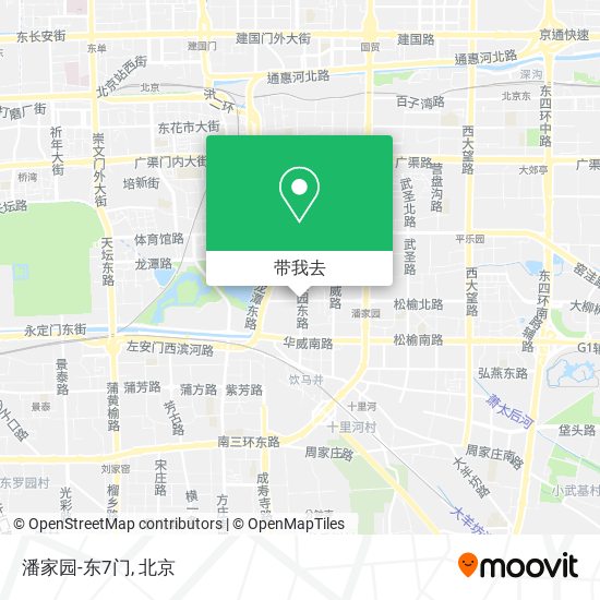 潘家园-东7门地图