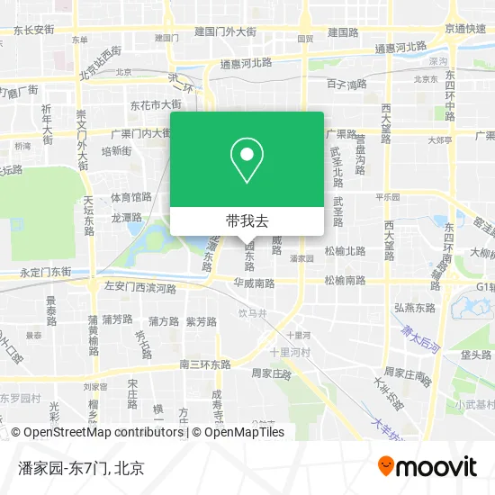 潘家园-东7门地图