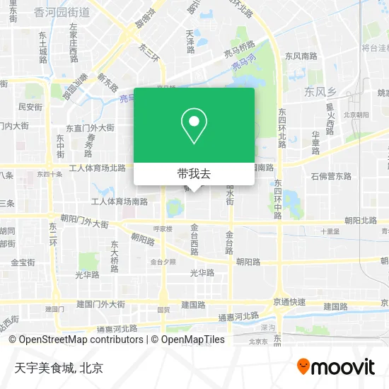 天宇美食城地图
