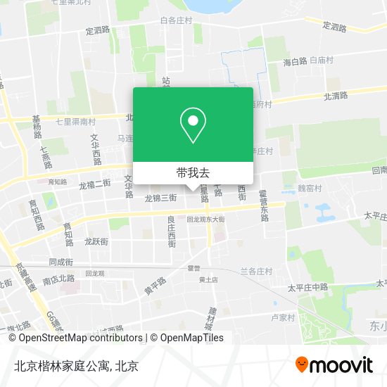 北京楷林家庭公寓地图