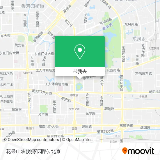 花果山农(姚家园路)地图