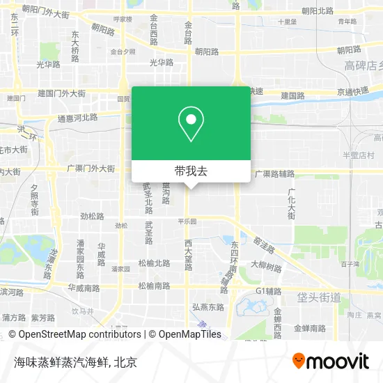 海味蒸鲜蒸汽海鲜地图