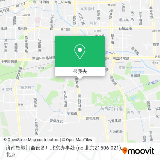 济南铝塑门窗设备厂北京办事处 (no.北京Z1506-021)地图