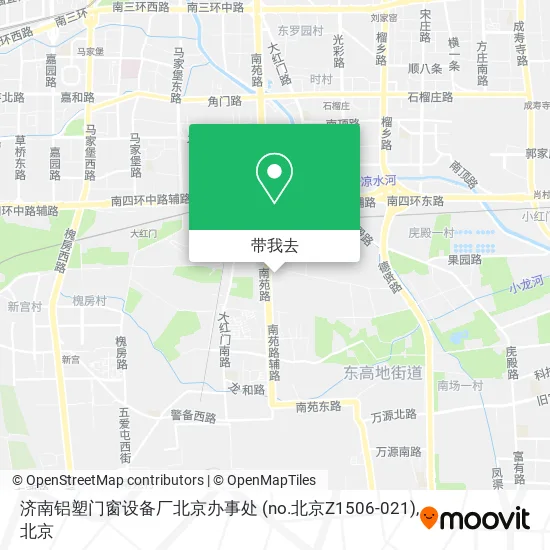 济南铝塑门窗设备厂北京办事处 (no.北京Z1506-021)地图
