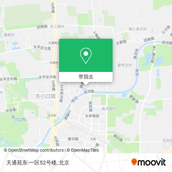 天通苑东-一区52号楼地图
