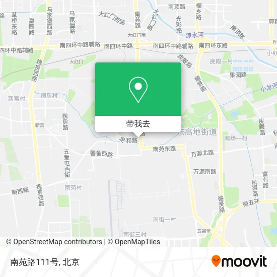 南苑路111号地图