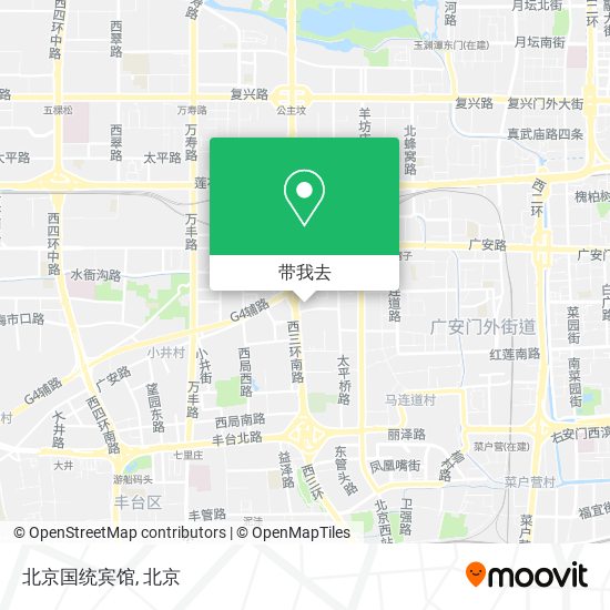 北京国统宾馆地图