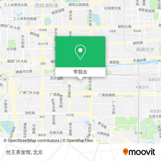 丝王养发馆地图