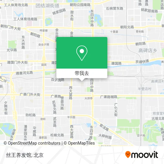 丝王养发馆地图