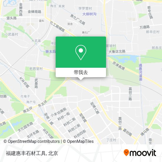 福建惠丰石材工具地图