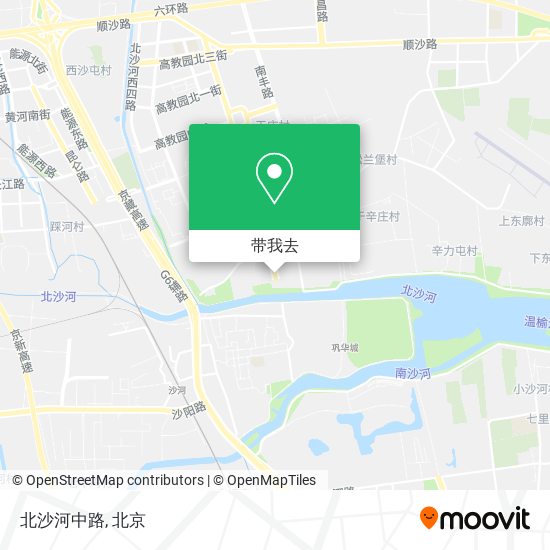 北沙河中路地图