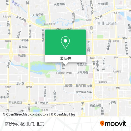 南沙沟小区-北门地图