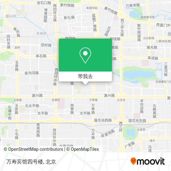 万寿宾馆四号楼地图