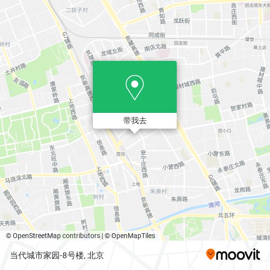 当代城市家园-8号楼地图