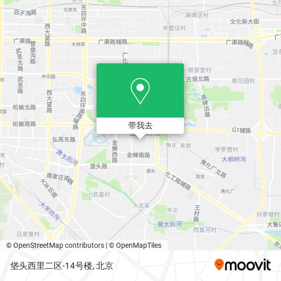 垡头西里二区-14号楼地图