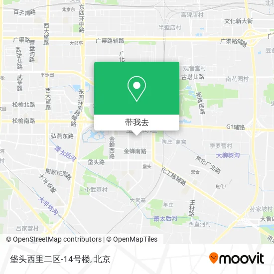 垡头西里二区-14号楼地图
