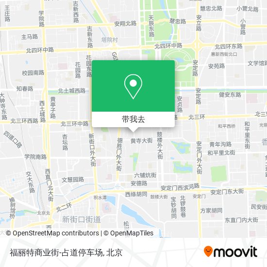 福丽特商业街-占道停车场地图