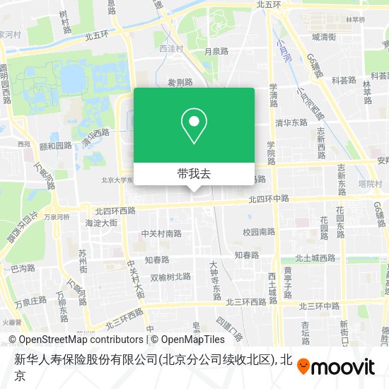 新华人寿保险股份有限公司(北京分公司续收北区)地图