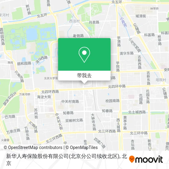 新华人寿保险股份有限公司(北京分公司续收北区)地图