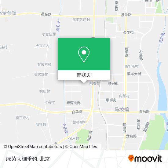 绿茵大棚垂钓地图
