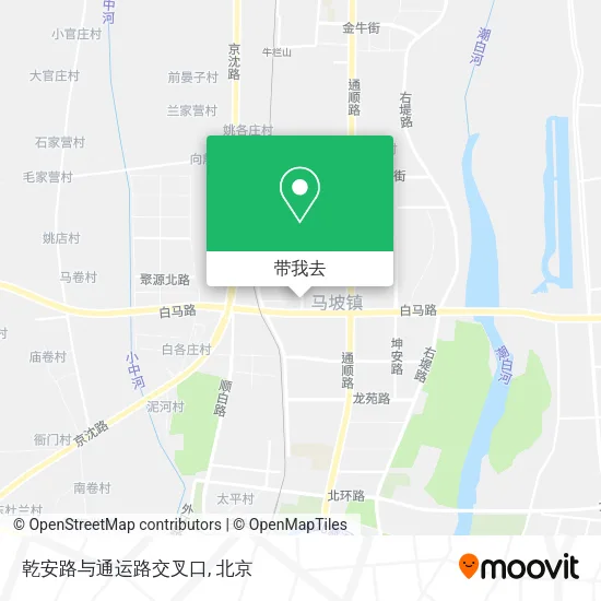 乾安路与通运路交叉口地图